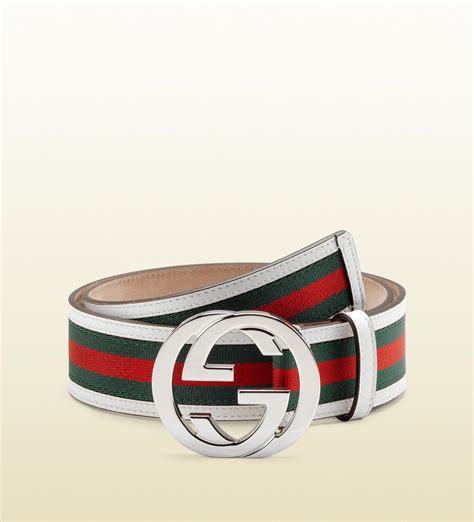 gucci belt white men|authentic Gucci men.